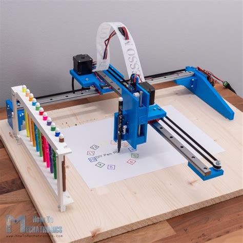 CNC Pen Plotter with Automatic Tool/ Color Change .